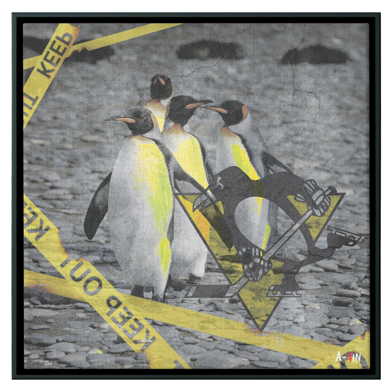 Pittsburgh Penguins Wood Frame