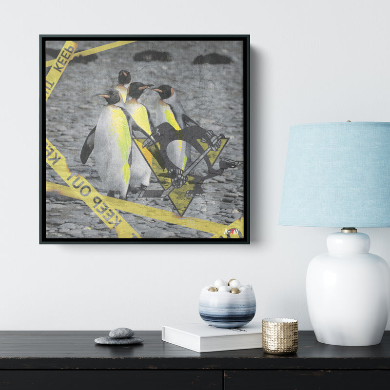 Pittsburgh Penguins Wood Frame