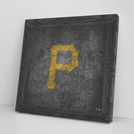 Pittsburgh Pirates Printed Illusion Frame Black