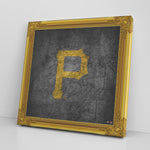 Pittsburgh Pirates Printed Illusion Frame Gold