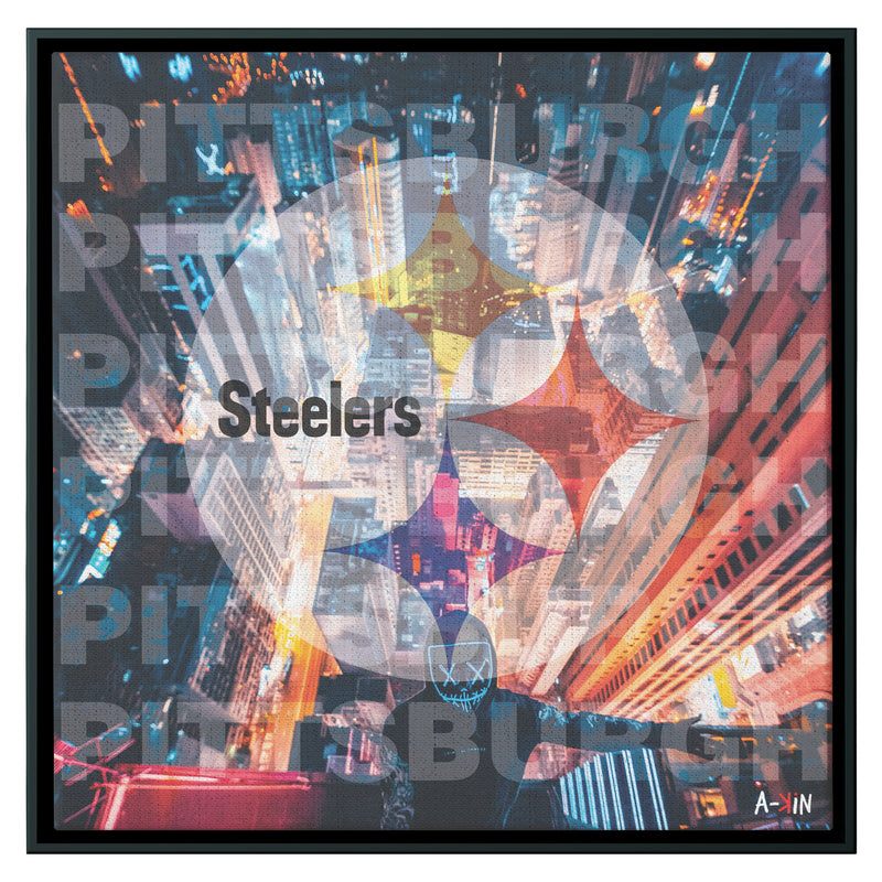 Pittsburgh Steelers Wood Frame