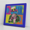 President Monkey Printed Illusion Frame Blue