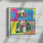 President Monkey Wood Frame