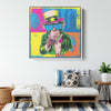 President Monkey Wood Frame