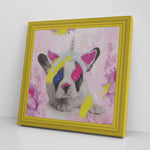 Princess Dog Printed Illusion Frame Gold