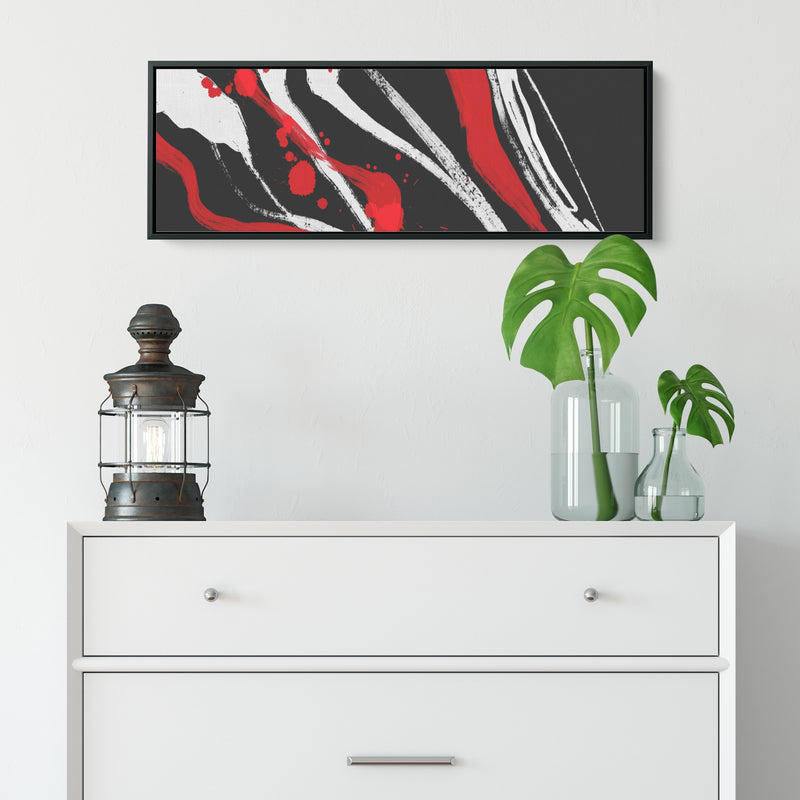 Red Trouble Framed Art