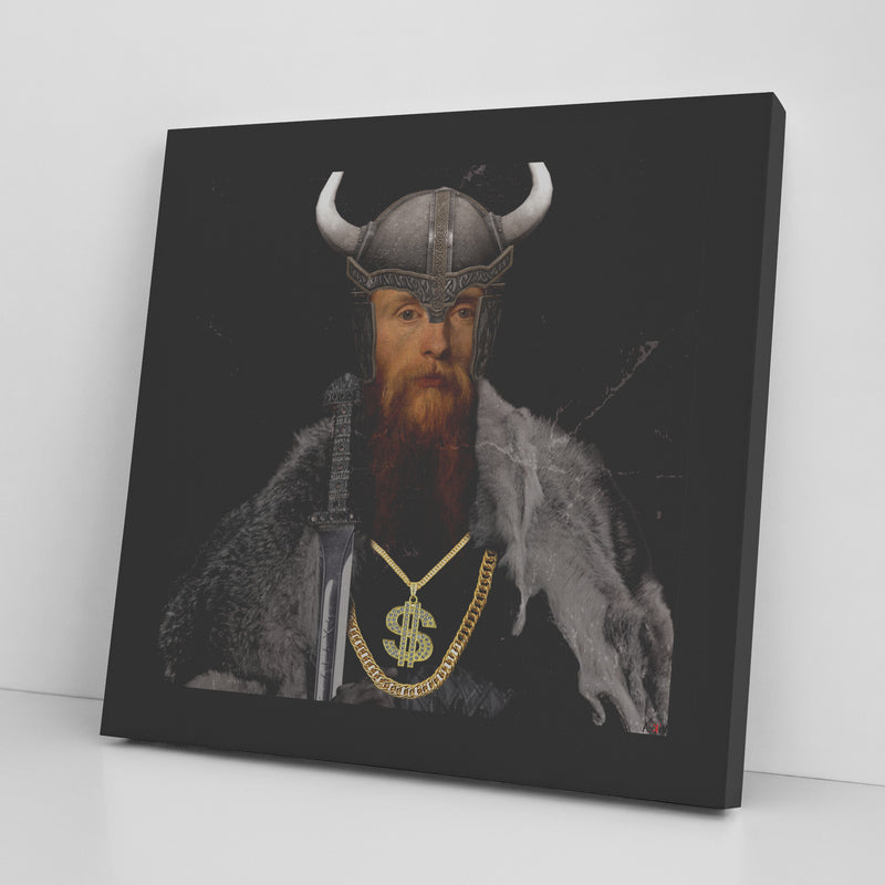 Rich Viking Printed Illusion Frame Black