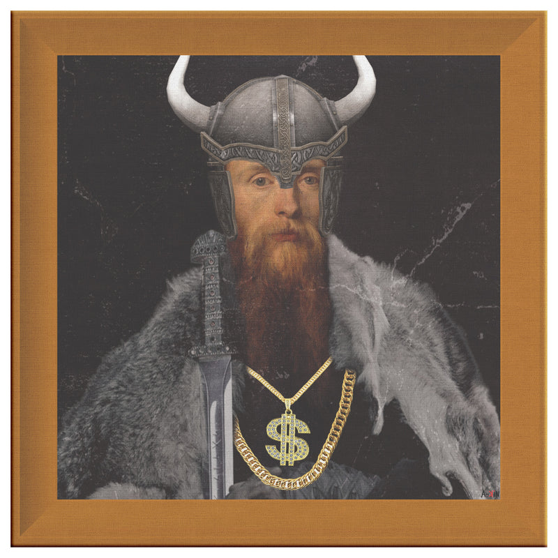 Rich Viking Printed Illusion Frame Orange