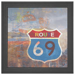 Route 69 Printed Illusion Frame Black