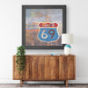 Route 69 Printed Illusion Frame Black