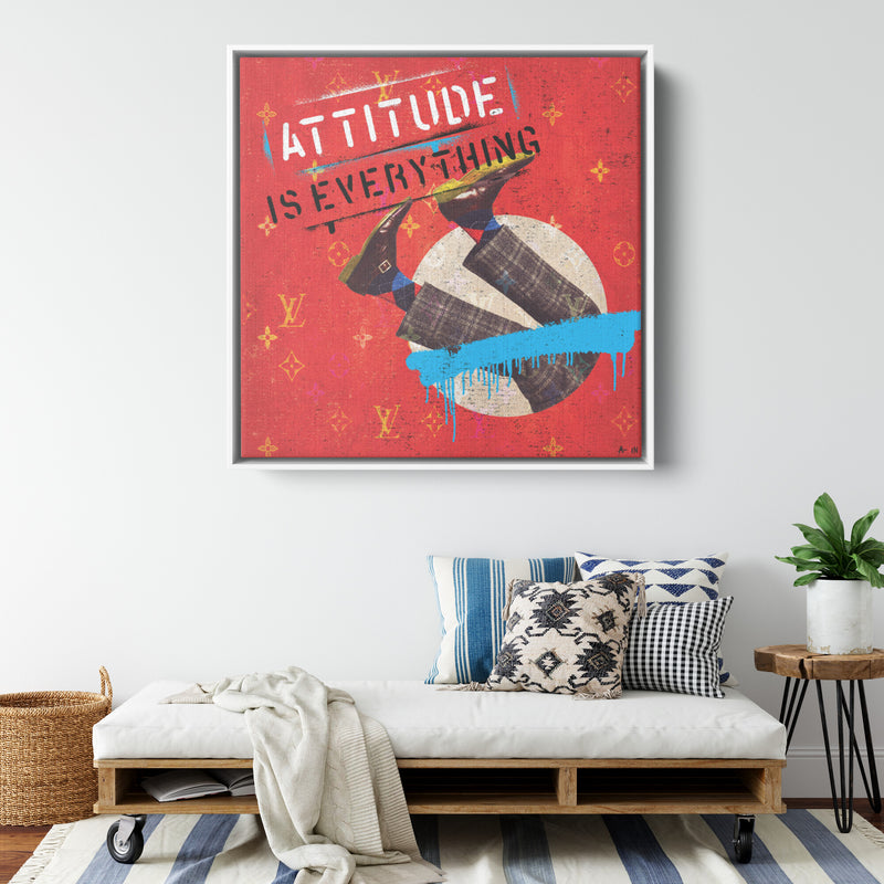 Salto Nel Buio Wood Frame