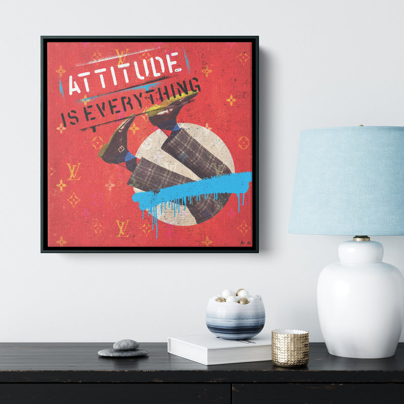 Salto Nel Buio Wood Frame