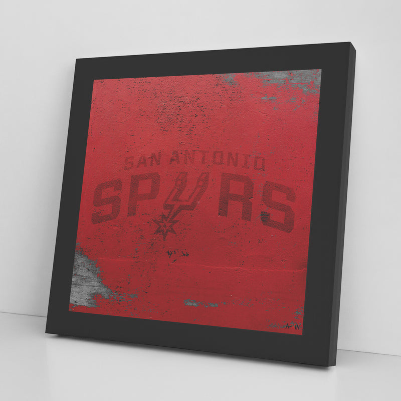 San Antonio Spurs Printed Illusion Frame Black
