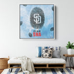 San Diego Padres Wood Frame