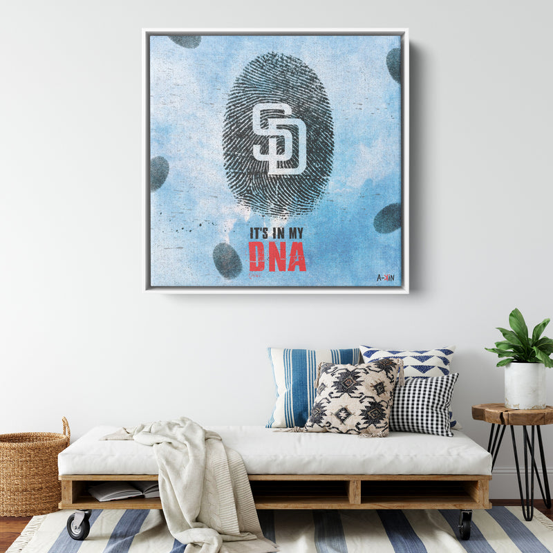 San Diego Padres Wood Frame
