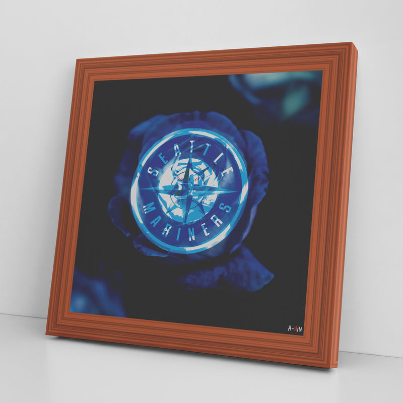 Seattle Mariners Printed Illusion Frame Red