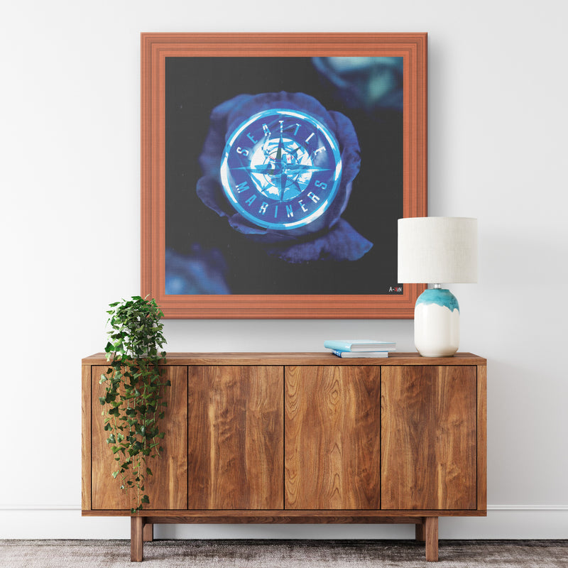 Seattle Mariners Printed Illusion Frame Red