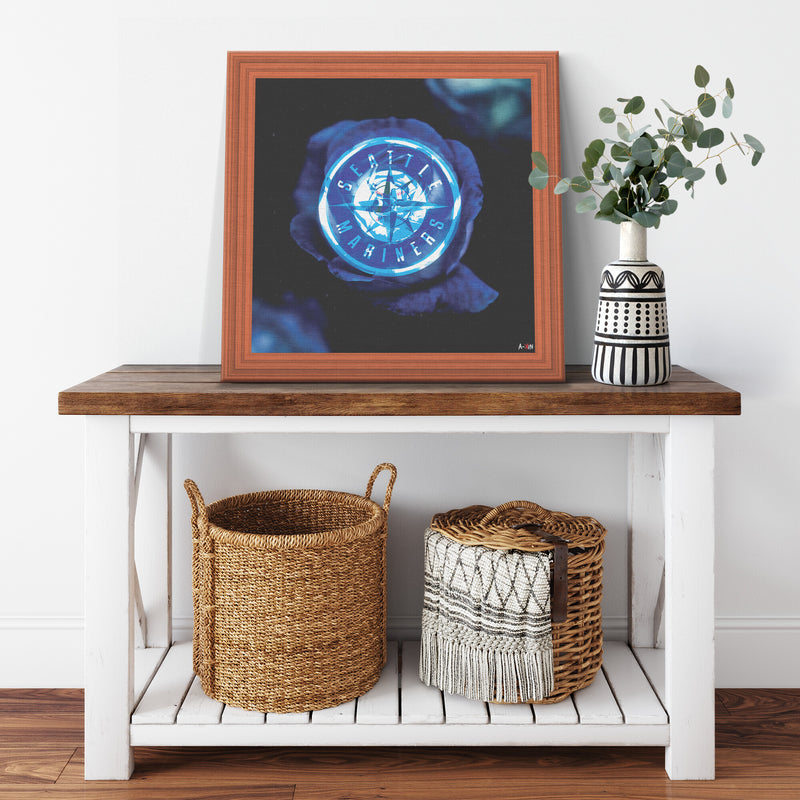 Seattle Mariners Printed Illusion Frame Red