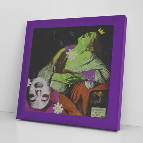 Sick Printed Illusion Frame Purple