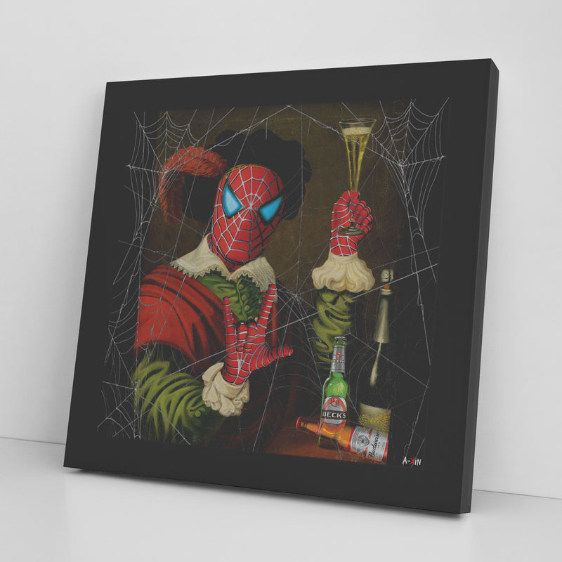 Spider Toast Printed Illusion Frame Black