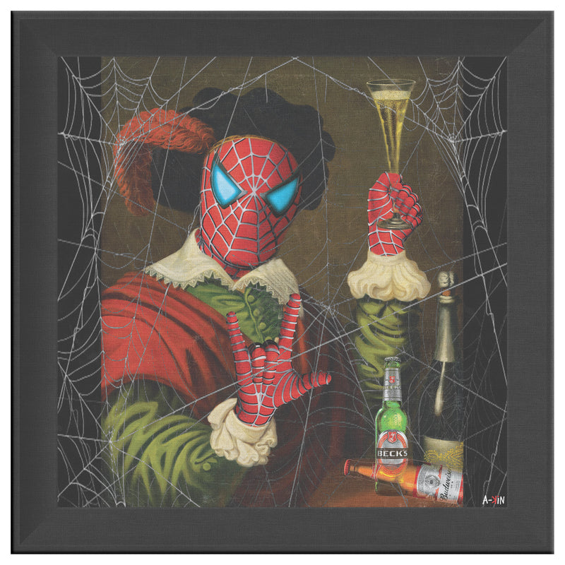 Spider Toast Printed Illusion Frame Black