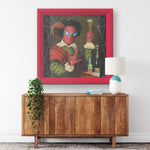 Spider Toast Printed Illusion Frame Red
