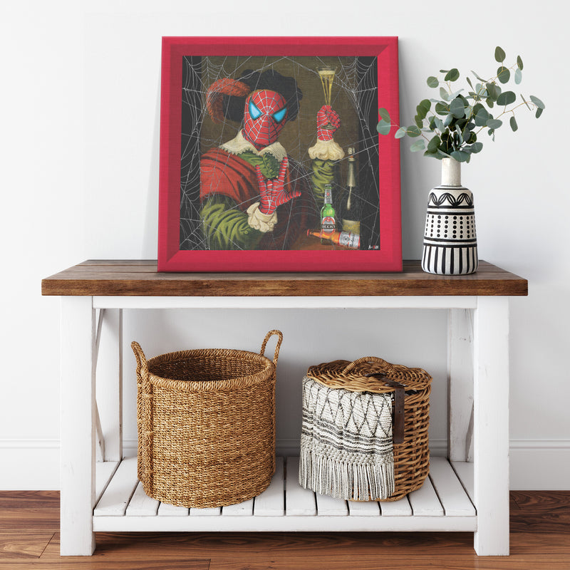 Spider Toast Printed Illusion Frame Red