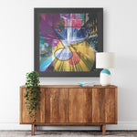 St Louis Blues Printed Illusion Frame Black
