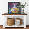 St Louis Blues Printed Illusion Frame Black