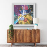 St Louis Blues Printed Illusion Frame White