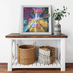 St Louis Blues Printed Illusion Frame White