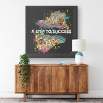 Step Success Printed Illusion Frame Black