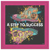Step Success Printed Illusion Frame Pink