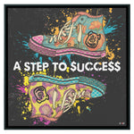 Step Success Wood Frame