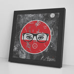 Stop Looking Printed Illusion Frame Black