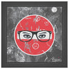 Stop Looking Printed Illusion Frame Black