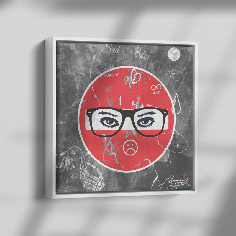 Stop Looking Wood Frame