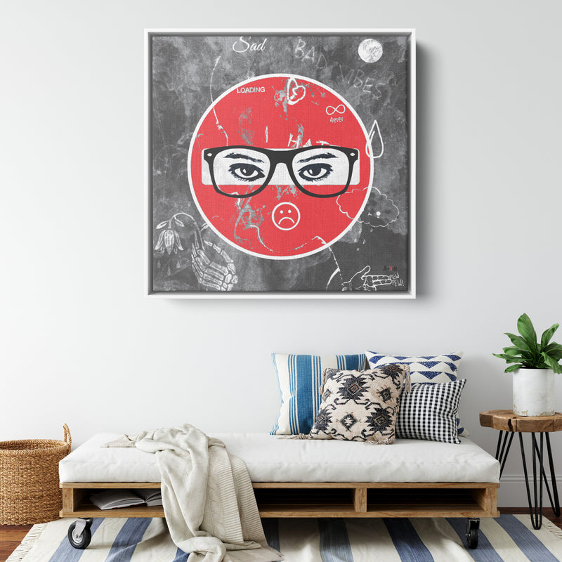 Stop Looking Wood Frame