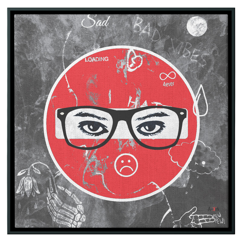 Stop Looking Wood Frame