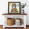 Stuck In Jail Printed Illusion Frame Black