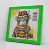 Stuck In Jail Printed Illusion Frame Green