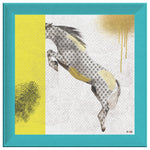 Stuck Printed Illusion Frame Blue