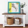 Stuck Printed Illusion Frame Blue