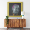 T Hanks Color Printed Illusion Frame Yellow