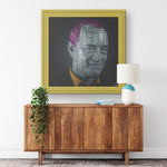 T Hanks Color Printed Illusion Frame Yellow