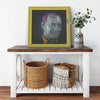 T Hanks Color Printed Illusion Frame Yellow
