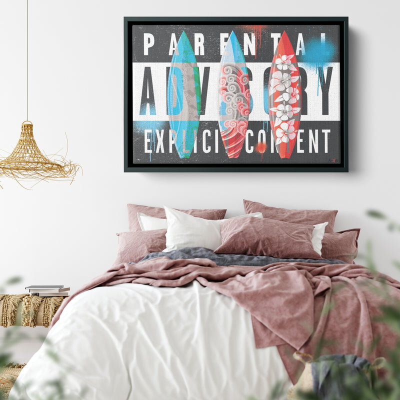 Take The Risk Wood Frame