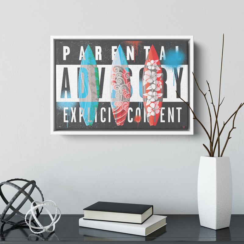 Take The Risk Wood Frame