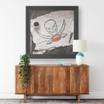 Tampa Bay Buccaneers Printed Illusion Frame Black