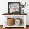 Tampa Bay Buccaneers Printed Illusion Frame Black